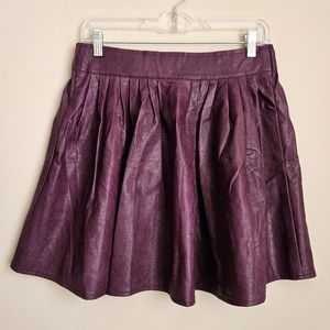 Vegan Leather Skirt